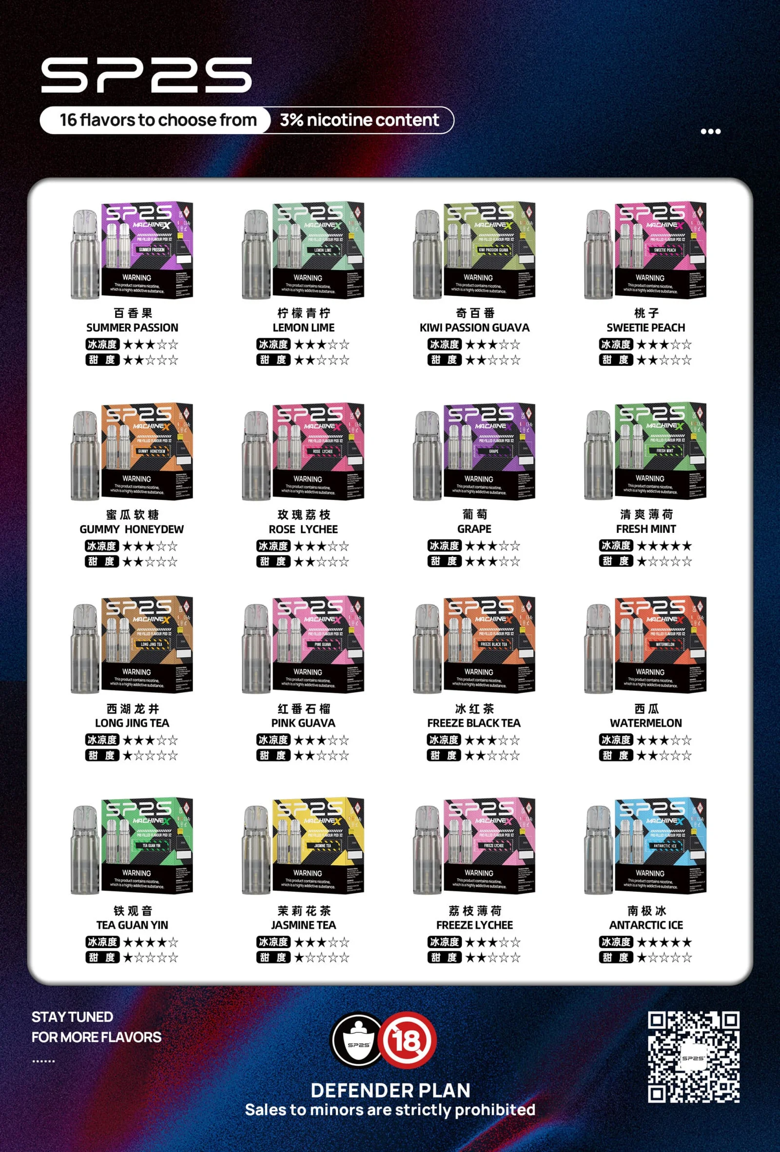 SP2S MACHINE X 系列煙彈